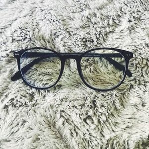 Blue Light Fake Glasses